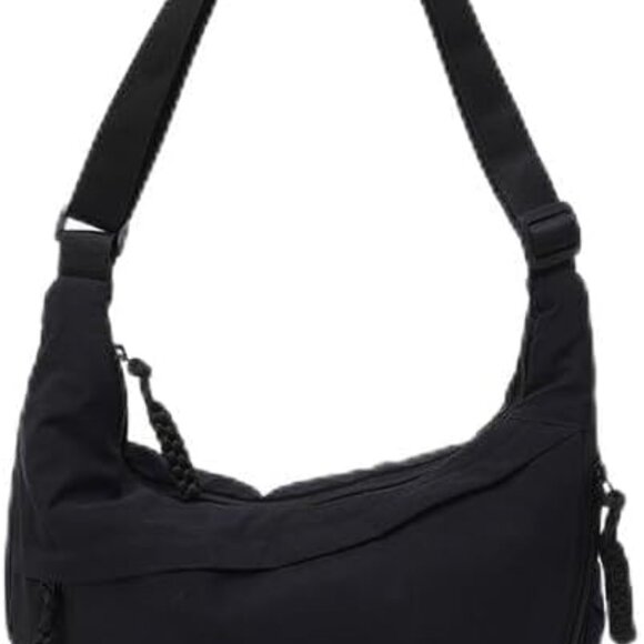 Nylon Crossbody Bag for Women Compact Multi-Pocket Casual Shoulder Purse - Picture 1 of 5